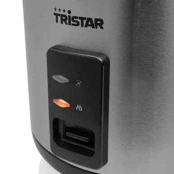 Ryžių virimo aparatas Tristar RK-6147 — 1,5 l, 500 W, juodas/sidabrinis
