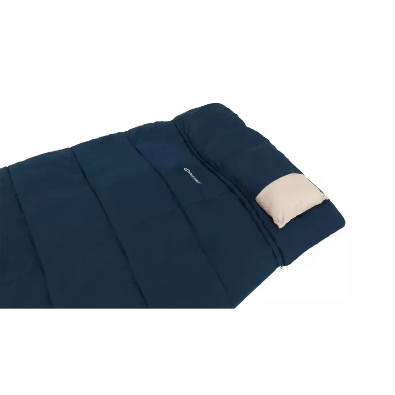 Miegmaišis Outwell Contour Lux XL – stačiakampis, suaugusiems, poliesteris, 2200×1050 mm, iki 190 cm, mėlynas