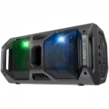 Garsiakalbis SVEN PS-600, juodas (50W, TWS, Bluetooth, FM, USB, microSD, LED ekranas, 4000mAh)