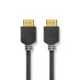 Nedis High Speed HDMI ™ Kabel mit Ethernet | HDMI™ Stecker | 4K@60Hz | ARC | 18 Gbps | 0.50 m | rund | PVC | Anthrazit | Verpackung mit Sichtfenster
