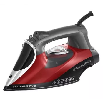 Russell Hobbs 25090-56 lygintuvas Dry & Steam keraminis padas 2600 W Juoda, Pilka, Raudona