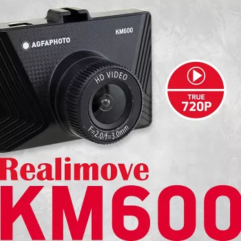 Automobilinis vaizdo registratorius Agfa Photo Realimove KM600 HD Black