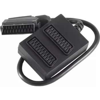 shiverpeaks BS94050 SCART kabelis 0,5 m SCART (21 kontaktų) 2 x SCART (21 kontaktų) Juodas