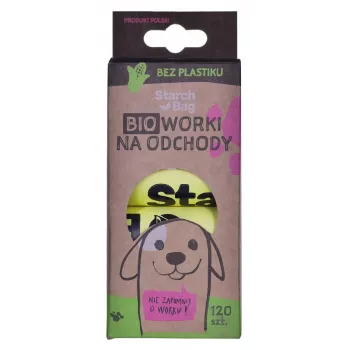 STARCH BAG - Šunų išmatų maišeliai - 8 x 15