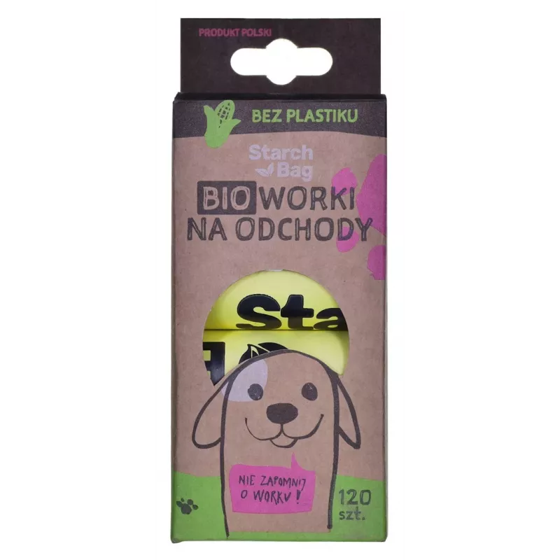 STARCH BAG - Šunų išmatų maišeliai - 8 x 15