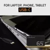 QOLTEC Įkroviklis 65W GaN Super Fast SLIM PD 5-20V 3.25A USB-C