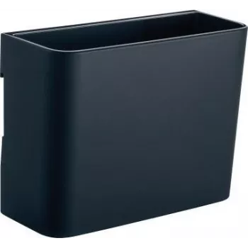 Rašiklių/pieštukų laikiklis Sigel GL802, plastikinis, antracitinis, 120×94×51 mm