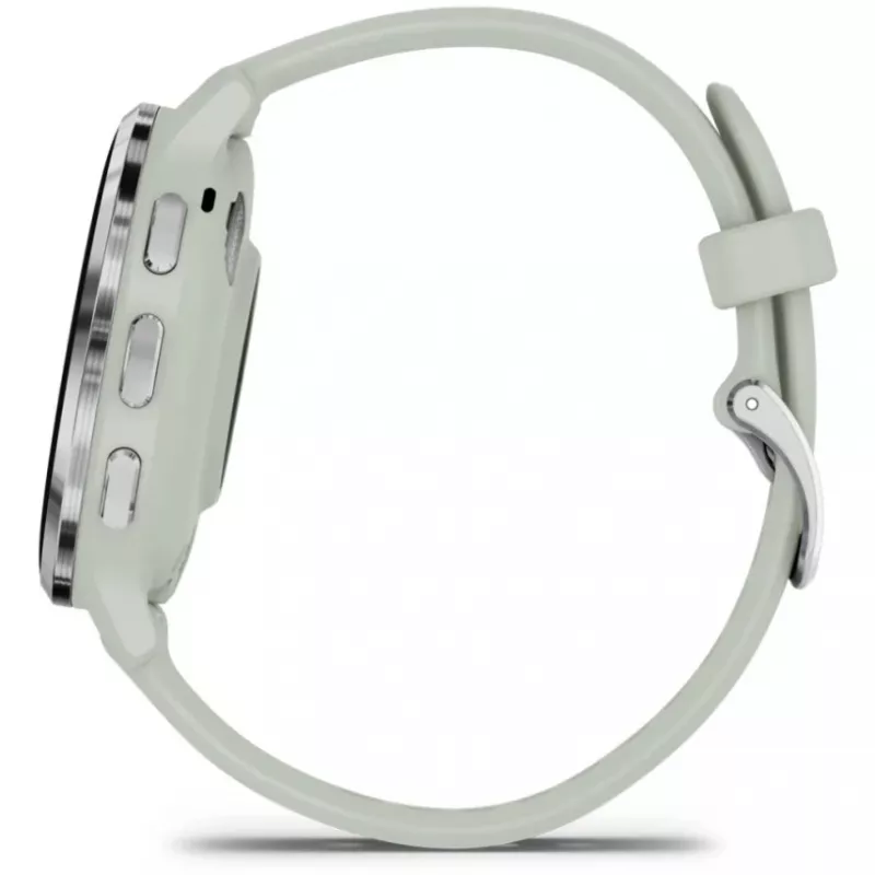 Garmin Venu 3S 3,05 cm (1,2 inch) AMOLED 41 mm skaitmeninis jutiklinis ekranas 390 x 390 pikselių pilka, sidabrinė Wi-Fi GPS