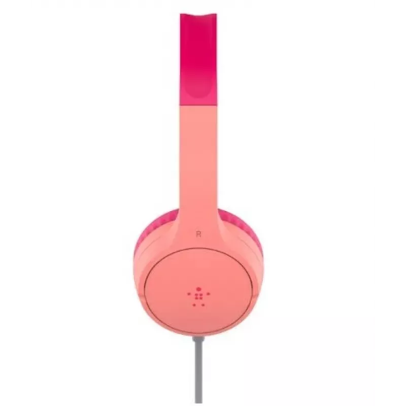 SOUNDFORM Mini antausinės laidinės ausinės rožinės vaikams