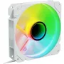 Korpuso ventiliatorius Sharkoon SHARK Mirror RGB PWM REVERSE 120 mm baltas, 500–1500 RPM, 99,52 m³/h, FDB