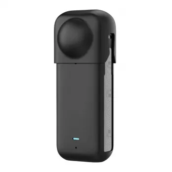 Silicininis apsauginis dėklas Puluz, skirtas Insta360 X4 – juodas, patvarus dizainas