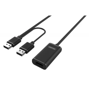 Aktyvus ilginimo laidas USB 2.0, 20 m; Unitek Y-279