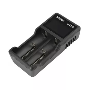 XTAR VC2 Buitinių baterijų įkroviklis USB