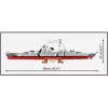 Statybinis rinkinys Cobi Mūšio laivas Bismarck modelis su 3204 detalėmis - Cobi CO BI-4860