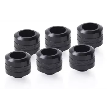 Alphacool 17477 jungiamasis rinkinys, žalvaris, juodas, 23 mm aukštis, 2,6 cm skersmuo