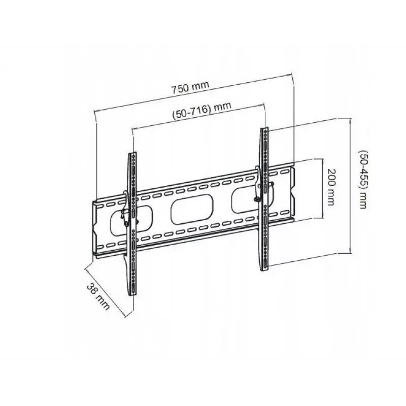 MULTIOFFICE LCD BRACKET 30-50 AR-18