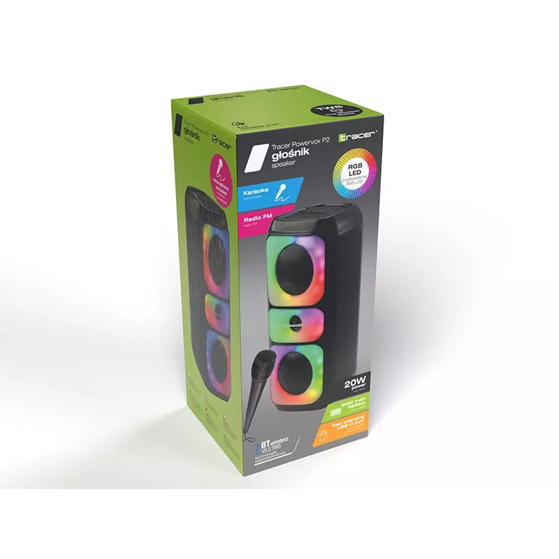 TRACER Tracer Powervox P2 TWS Bluetooth ausinės, True Wireless Stereo, modelis TRAGLO47688