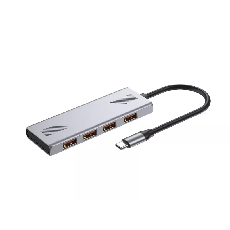 Gembird UHB-CM-U310-A4-01 USB-C šakotuvas, 4x USB-A 3.2 Gen 2