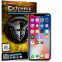 Apsauginis stiklas X-ONE Extreme Shock Eliminator, skirtas iPhone X, juodas, atsparus smūgiams, patvarus