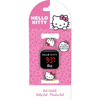 Skaitmeninis LED laikrodis jono toys Hello Kitty HK50201 – vaikiškas laikrodis su LED laiko rodymu