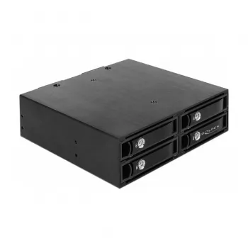 Mobili lentyna Delock 47233 4x 2,5 inch SATA/SAS juoda