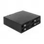 Mobili lentyna Delock 47233 4x 2,5 inch SATA/SAS juoda
