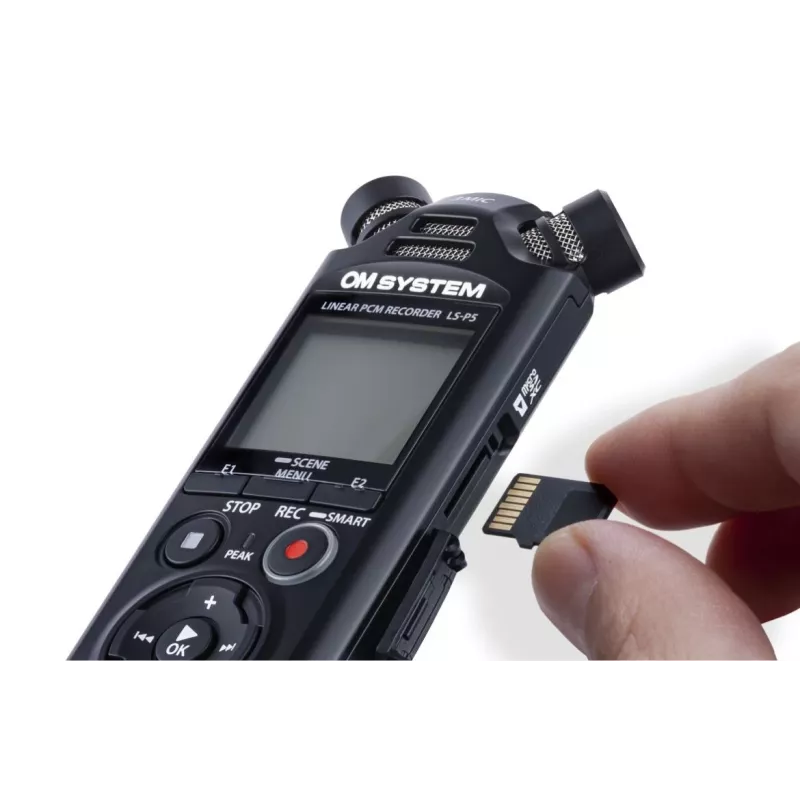 Garso įrašymo diktofonas Olympus LS-P5 juodas 149h įrašymo laikas 72h baterijos veikimo trukmė