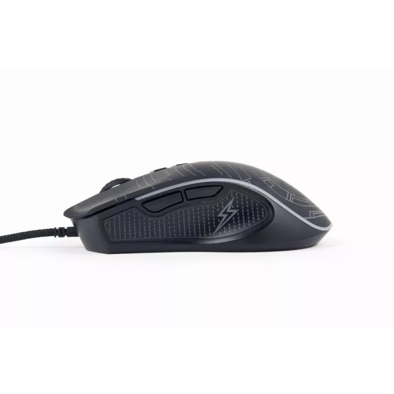 Gembird MUSG-RGB-01 pelė, dešinei rankai, USB-A, 3600 DPI