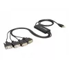 DeLock USB2.0 > 4 x Serial Adapter - USB - RS-232 x 4 (61887)