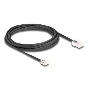 DeLOCK telefono kabelis RJ11 – RJ45 3 m juodas