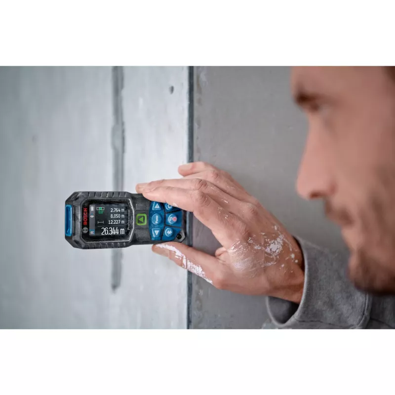 Bosch GLM 50-27 CG Professional lazerinis nuotolio matuoklis mėlynas, juodas 50 m