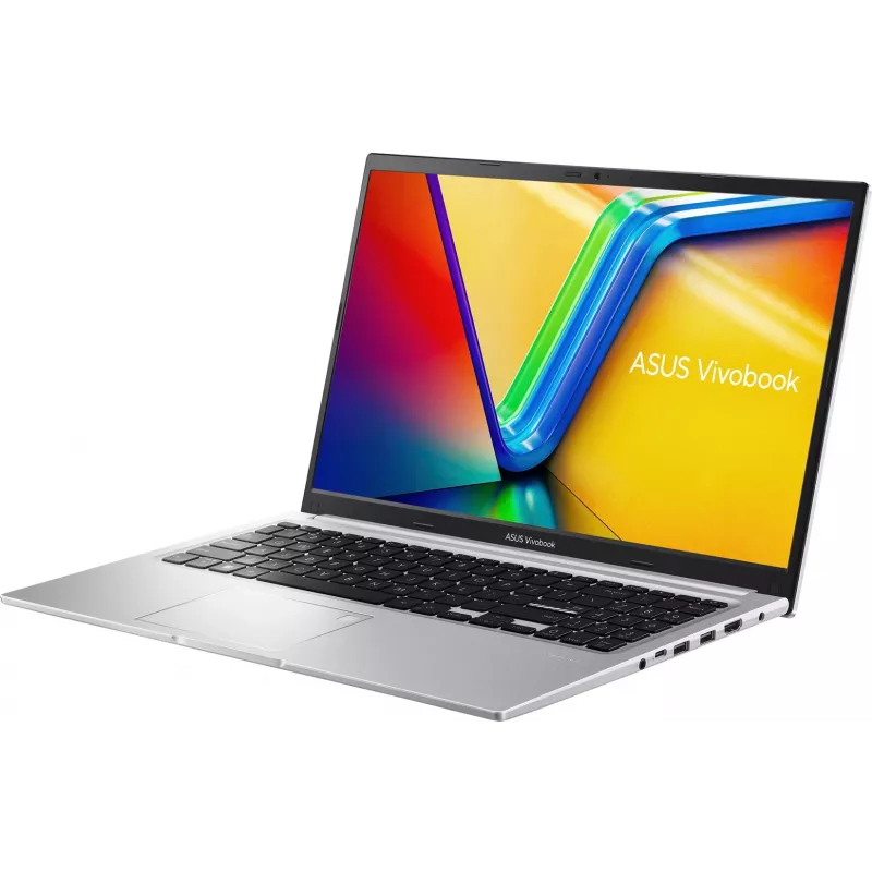 Nešiojamas kompiuteris ASUS VivoBook 15 M1502YA-BQ336W 15,6 col. Full HD IPS, AMD Ryzen 5 7430U, 16 GB DDR4, 512 GB NVMe, Win11, sidabrinis