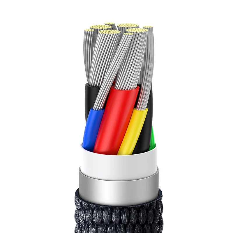 USB laidas Baseus CAJY000701 2 m USB-C juodas 0.48 Gbit/s