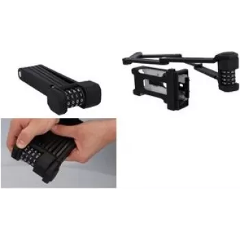 Sulankstomas dviračio spyna FISCHER PROTEC FN110 — grūdintas plienas, ilgis 1100 mm