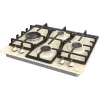 Gorenje GW6D42CLI dujinė kaitlentė smėlio spalvos, įmontuojama, 60 cm, 4 zonos
