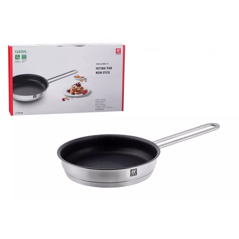 Universali keptuvė ZWILLING Pico Round 16 cm, nerūdijantis plienas, nelipni danga, tinkama orkaitei ir indaplovei