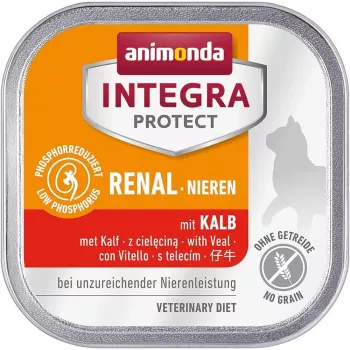 Šlapias kačių ėdalas Animonda Integra Protect Turkey 100 g – suaugusioms katėms, inkstų palaikymui, be glitimo ir sojos
