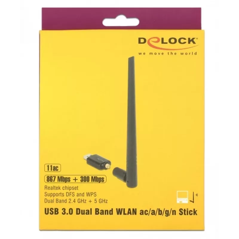 Belaidis tinklo USB adapteris DeLOCK 12535