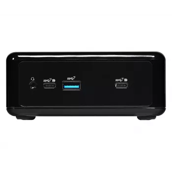 ASRock NUC BOX-1165G7 0,6 l barebone PC, Intel Core i7-1165G7 2,8 GHz, HDMI, USB-C, 2x LAN, DDR4, maks. 64 GB
