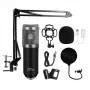 Stalinis mikrofonas MEDIA-TECH MT397S – laidinis, XLR įėjimas, 20–20000 Hz, 150 Ω, -32 dB, 2,4 m laidas
