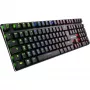 SHARKOON PureWriter RGB, žaidimų klaviatūra juoda, FR išdėstymas, Kailh Choc Low Profile Blue jungikliai