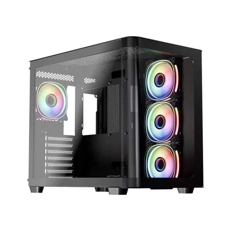 Korpusas LC-Power LC-8001B-ON Midi Tower Juodas