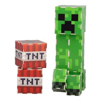 Konstrukcinis rinkinys Paladone Minecraft Creeper – pastatoma Creeper figūrėlė