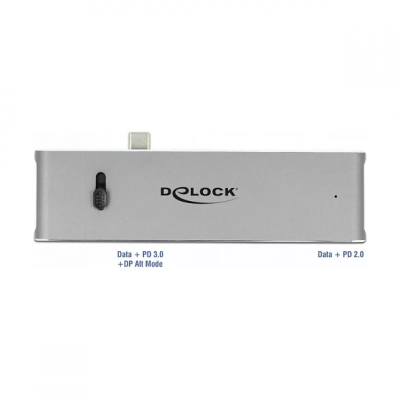 Docking stotelė DeLOCK Dual USB Type-C su HDMI USB 3.2 SD PD 3.0