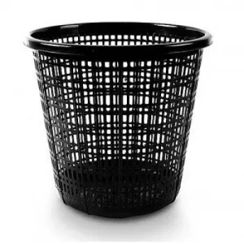 Šiukšliadėžė 10 l, juoda, plastikinė