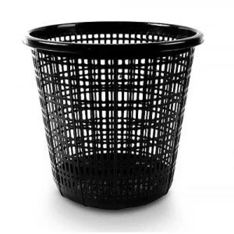 Šiukšliadėžė 10 l, juoda, plastikinė