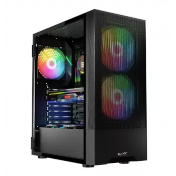 Logic Concept ARYA ARGB Midi Tower Korpusas Juodas su USB 3.0