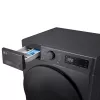 Skalbimo mašina LG F2WR508S2M – priekinė pakrova, 8 kg, 1200 aps./min., A energijos klasė, 60×48 cm, LED, vidurio juoda