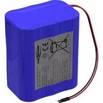 Ansmann 3S2P baterijų blokas 8x 18650 kabeliu Li-Ion 10,8 V 5100 mAh (2447-3050-50)