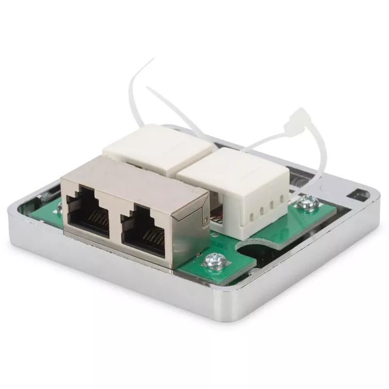 DIGITUS DN-93713 paviršinio montavimo dėžutė CAT 6A 2 prievadai